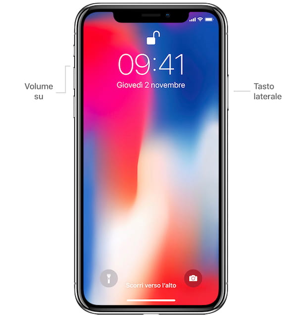 Como hacer una captura de pantalla iPhone X