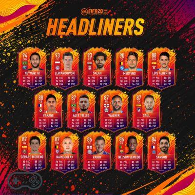 FIFA 20 Headliners: revelou a equipe da primeira parte da temporada