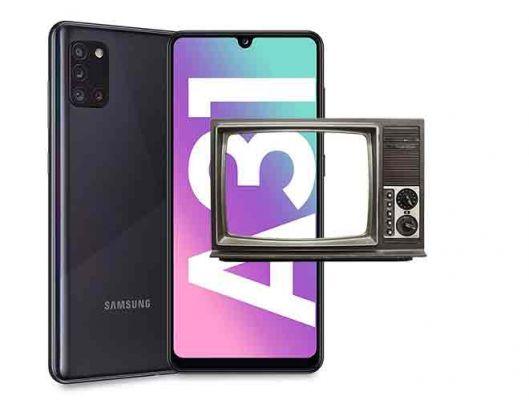 How to connect Samsung Galaxy A31 to TV