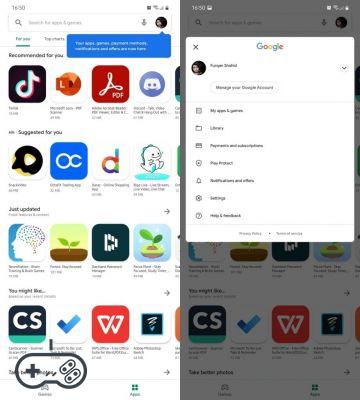Google Play Store is updated: the new menu and several news are revealed