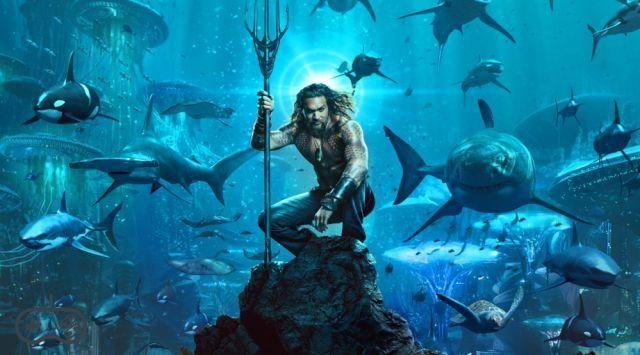 Aquaman is shown with the first trailer, directly from Comic-Con