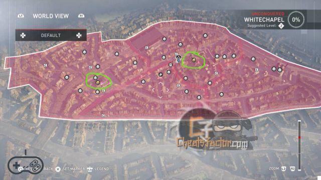 Mapas do baú do tesouro do Assassin's Creed Syndicate