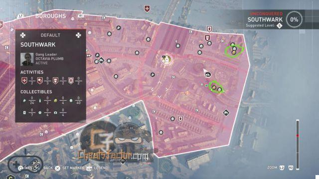 Mapas do baú do tesouro do Assassin's Creed Syndicate