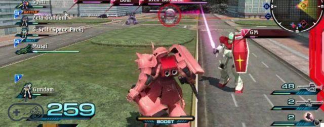 Bagarre entre Gundam