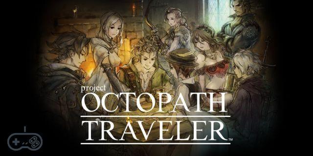 Projeto Octopath Traveler em mãos