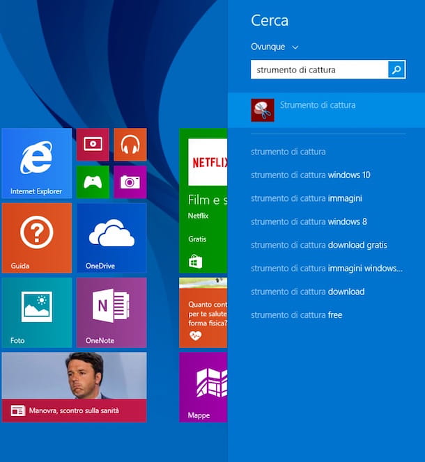 How to take a screenshot of Windows 8