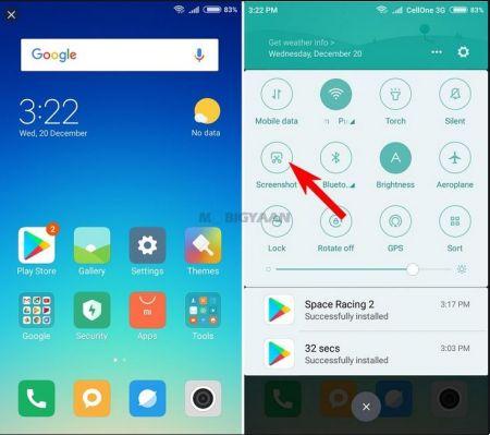 How to Take Screenshot of Xiaomi Redmi Note 8