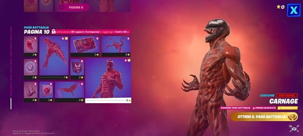 Comment débloquer Venom Carnage sur Fortnite