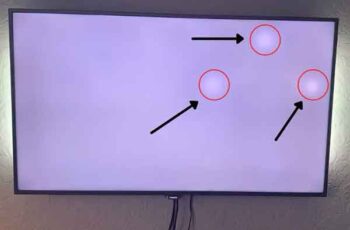 White spots on the TV screen, causes and solutions