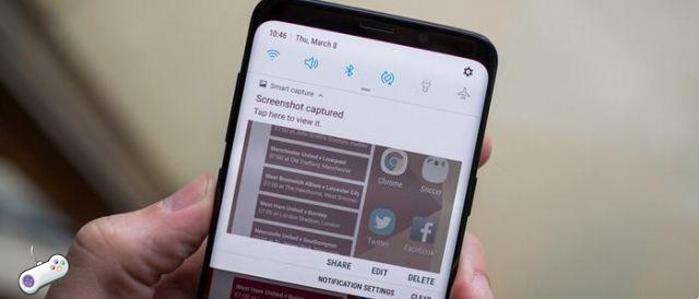 Como tirar um screenshot com Samsung Galaxy S9 e S9+