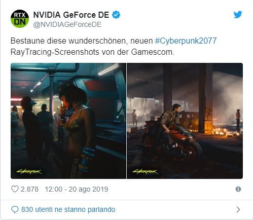 Novas fotos do Cyberpunk 2077 lançadas durante a Gamescom