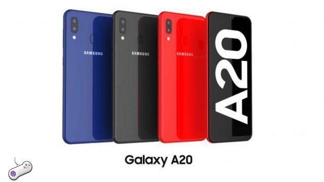 The Galaxy A20 screen is not working properly