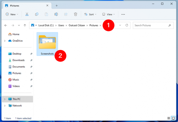 Where are Windows 11 screenshots saved?