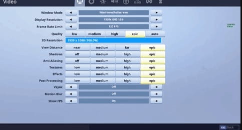 Comment augmenter les FPS sur Fortnite PS4