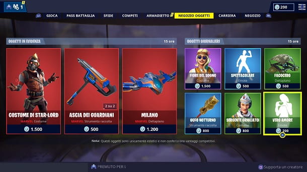 How to gift skins on Fortnite PS4