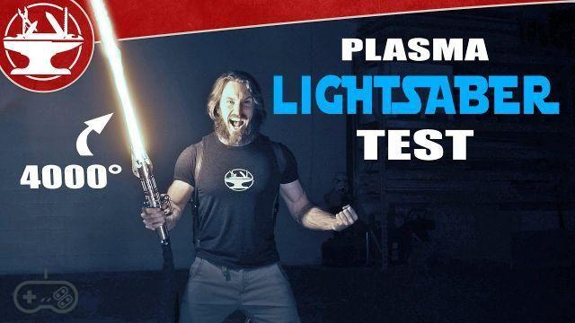 Star Wars, youtubers create a really working lightsaber