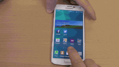 Cómo tomar una captura de pantalla con el Galaxy S5