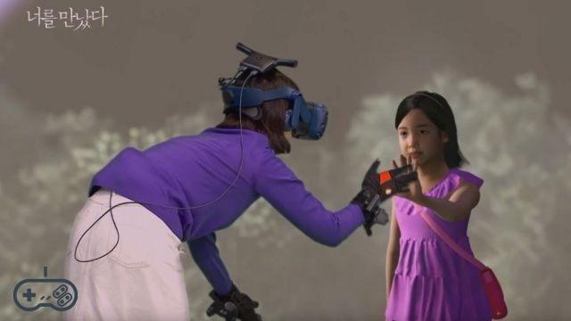 Virtual reality makes the dead daughter meet her mother again
