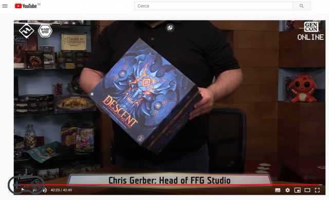Descent third edition coming soon: shown the box during a live