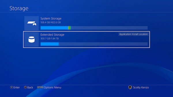 PS4 how to install and use an external HD